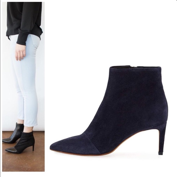 🆕🔴RAG AND BONE ANKLE SUEDE/LEATHER BOOTIES/BOOTS - Picture 2 of 8